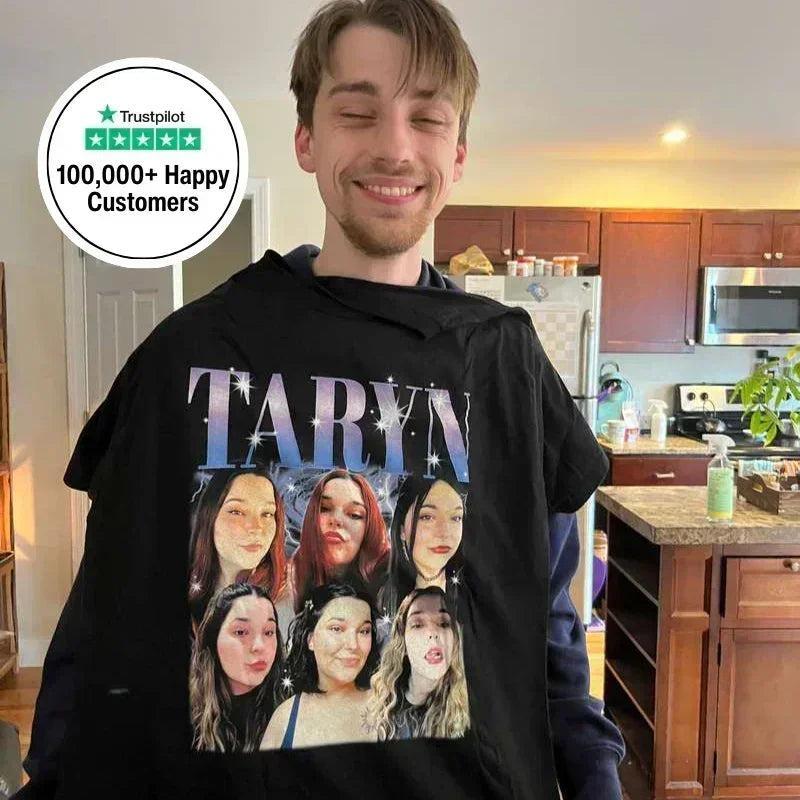 T-shirt photo personnalisé « Best Dad Ever », tee-shirt de collage de photos de bébé personnalisé pour papa, cadeau unique pour la fête des pères