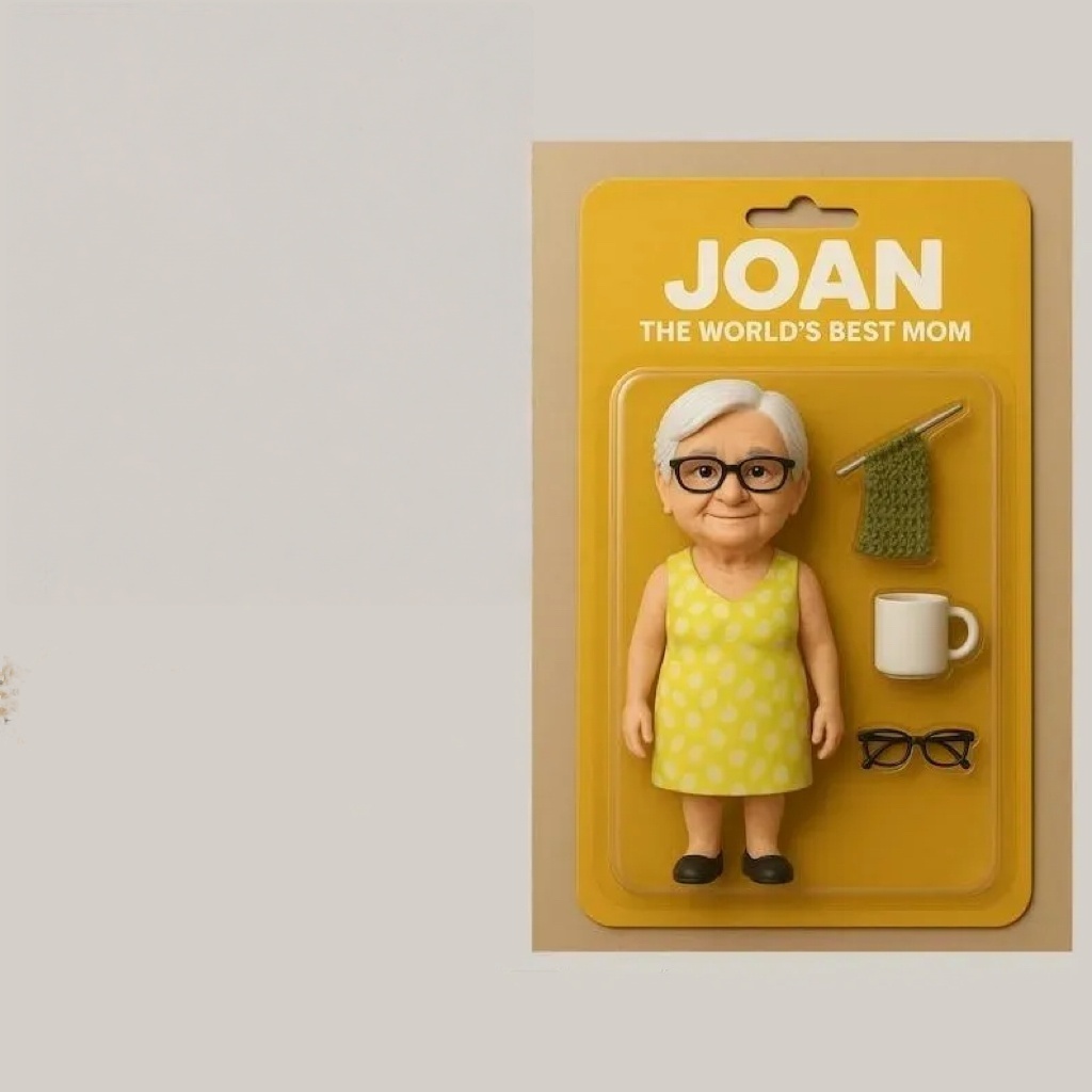 Coffret De Figurines D'action Personnalisé, Emballage De Style Boîte À Jouets, Cadeau Artistique, Porte-clés En Acrylique Personnalisé, Cadeau Pour La Famille