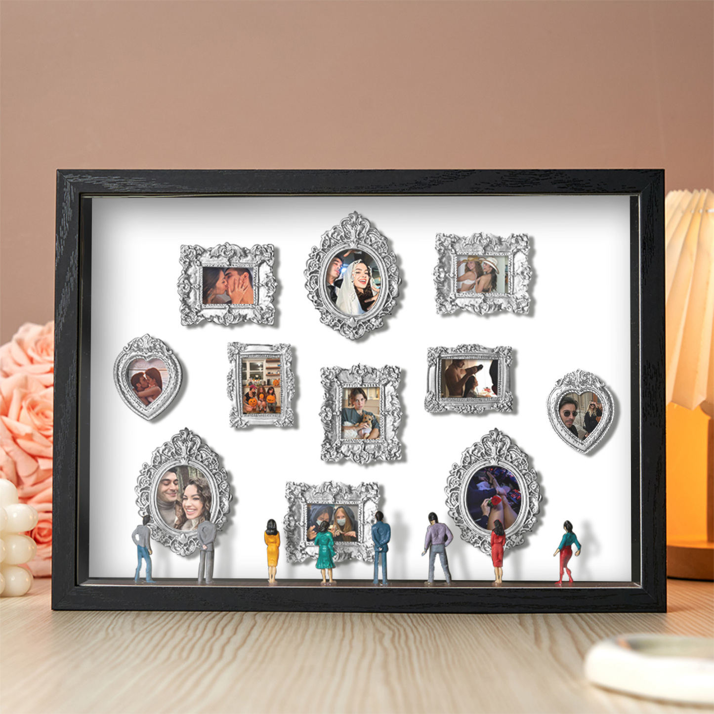 Boîte À Souvenirs « musée De Nous », Cadeau Personnalisé Pour Couples, Adorable Miniature De Musée, Cadeau Symbolique, Cadeau Pour La Saint-valentin Ou Un Anniversaire.