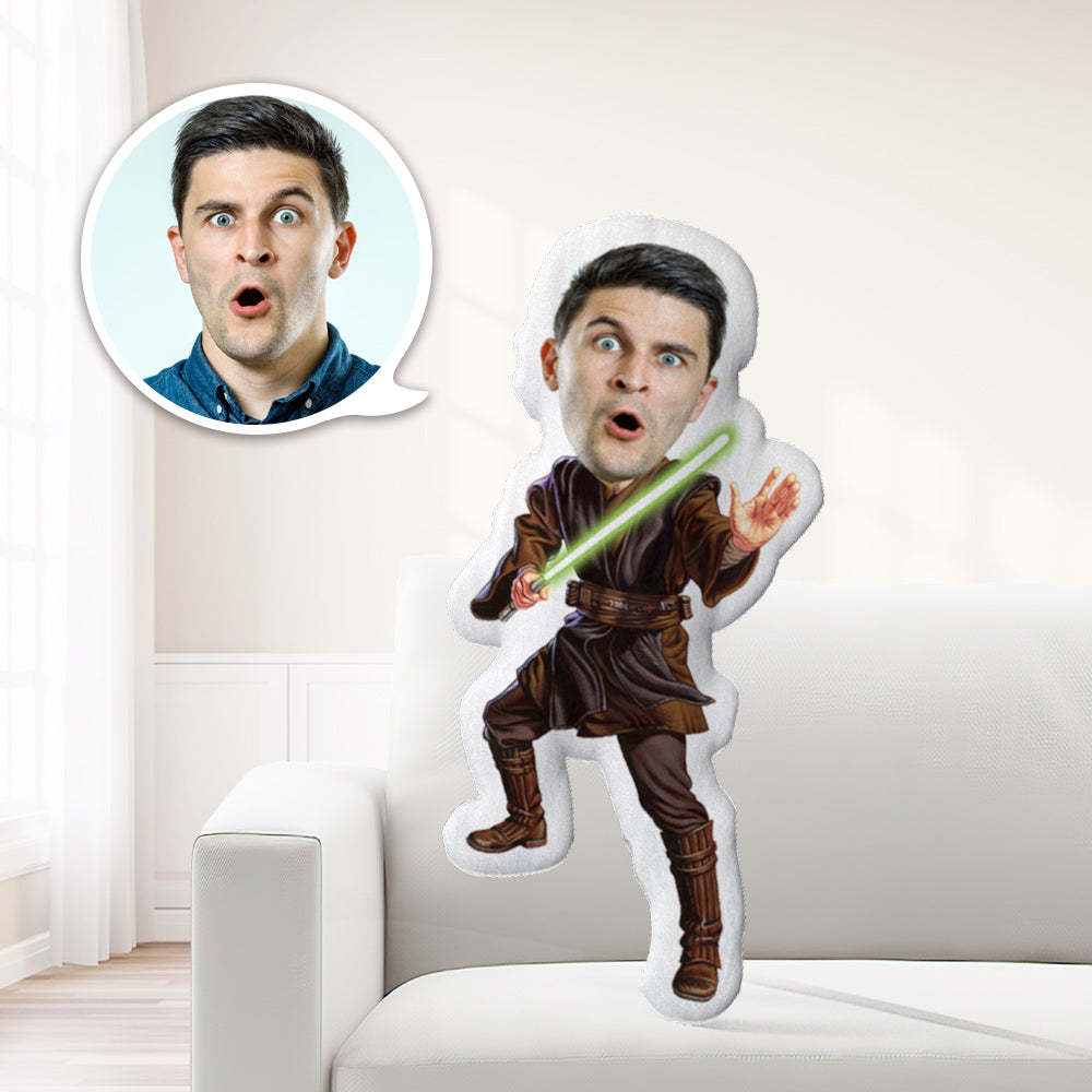 Visage Personnalisé Minime Jeter Oreiller Star Wars Oreiller Anakin Skywalker Jeter Oreiller Cadeaux - Mug Personnalisé