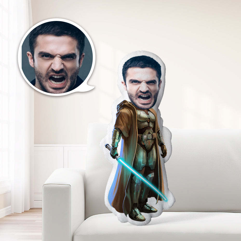 Visage Personnalisé Minime Jeter Oreiller Personnalisé Star Wars Vieille République Jedi Chevalier Minime Oreiller Cadeaux - Mug Personnalisé