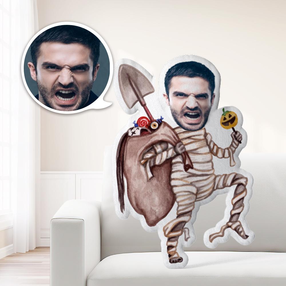 Oreiller Photo, Oreiller Visage, Oreiller Personnalisé, Oreiller Sur Mesure, Mini-oreiller, Poupée Momie, Halloween - MaPhotocaleconFr