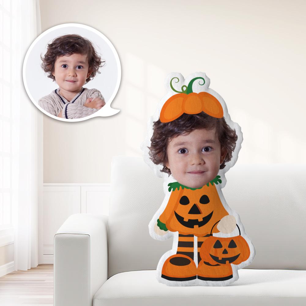 Oreiller Photo, Oreiller Visage, Oreiller Personnalisé, Oreiller Sur Mesure, Mini-oreiller, Poupée, Homme Citrouille, Halloween - MaPhotocaleconFr