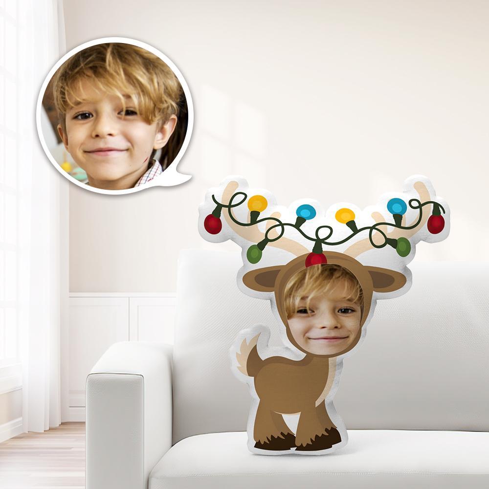 Cadeau De Noël Personnalisé Minimefawn Coussin De Noël Fawn Unique Et Personnalisé, Poupée Minimefawn Offrez À Votre Enfant Le Cadeau Le Plus Précieux. - MaPhotocaleconFr