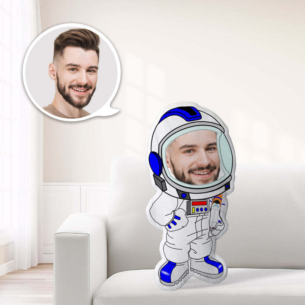 Coussin Décoratif Minime Astronaute Personnalisé. Offrez À Votre Enfant Le Cadeau Le Plus Précieux. - MaPhotocaleconFr