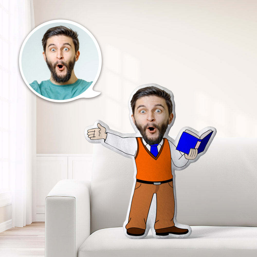 Coussin Décoratif Minime Personnalisé Professeur - Offrez À Votre Enfant Le Cadeau Le Plus Précieux. - MaPhotocaleconFr