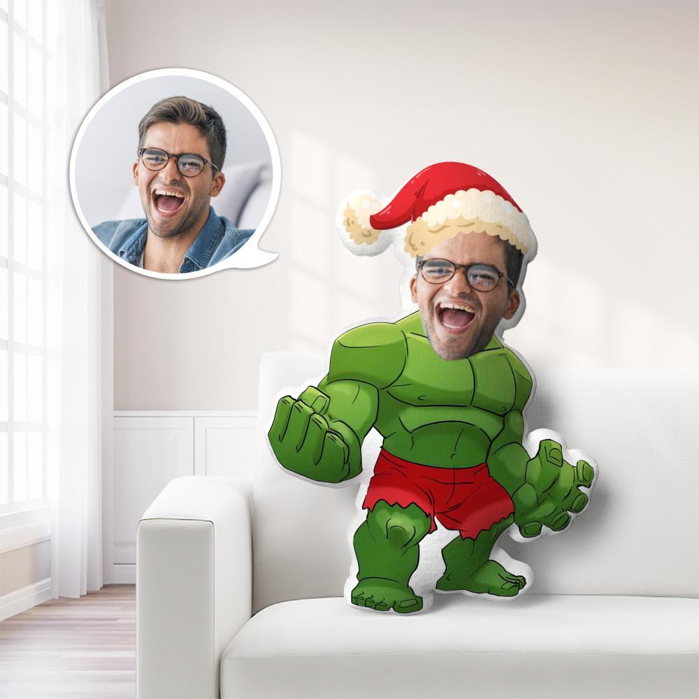 Poupée À Visage Personnalisé, Oreiller Minime Personnalisé, Oreiller Photo Personnalisé, Cadeau De Noël, Oreiller She-hulk - MaPhotocaleconFr