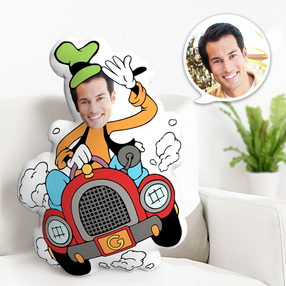 Coussin Décoratif Minime Personnalisé À Motif Dessin Animé, Cadeau De Coussin Décoratif Minime Cool Dog - MaPhotocaleconFr