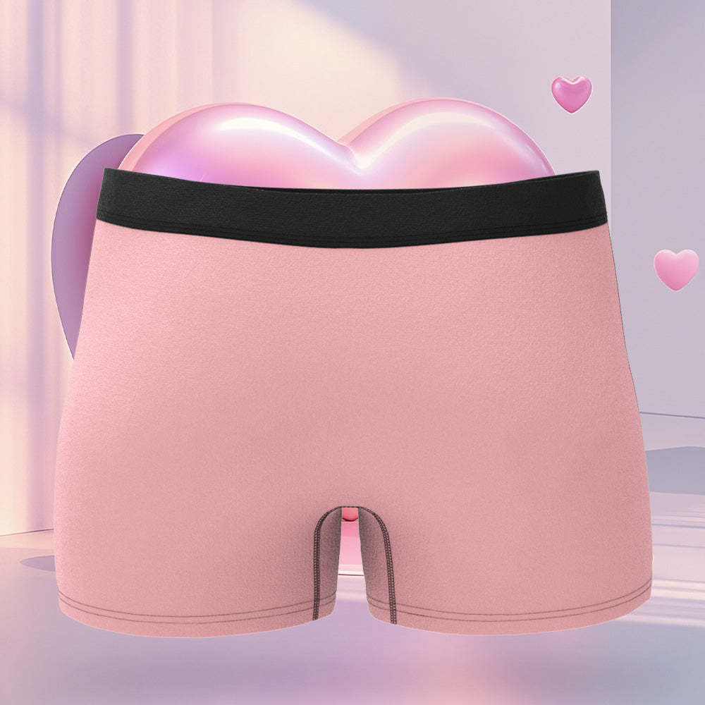 Boxer Personnalisé Pour La Saint-valentin Avec Visage Pour Femmes, Cadeaux De La Saint-valentin Pour Petit Ami - MaPhotocaleconFr