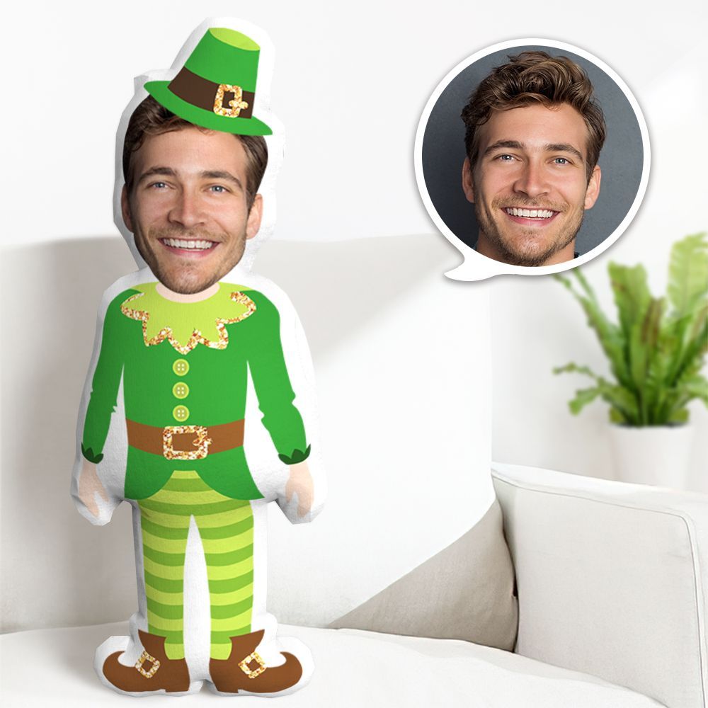 Coussin Décoratif Minime Personnalisé Pour La Saint-patrick, Motif Lutin - MaPhotocaleconFr