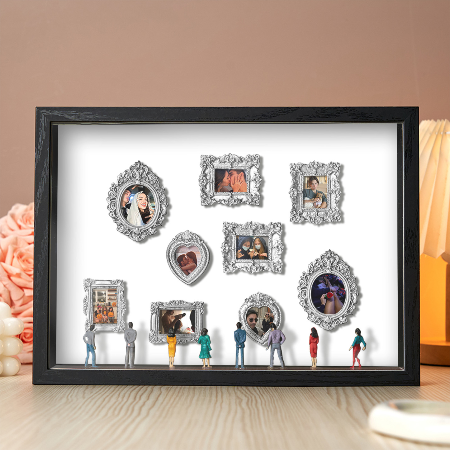 Boîte À Souvenirs « musée De Nous », Cadeau Personnalisé Pour Couples, Adorable Miniature De Musée, Cadeau Symbolique, Cadeau Pour La Saint-valentin Ou Un Anniversaire.