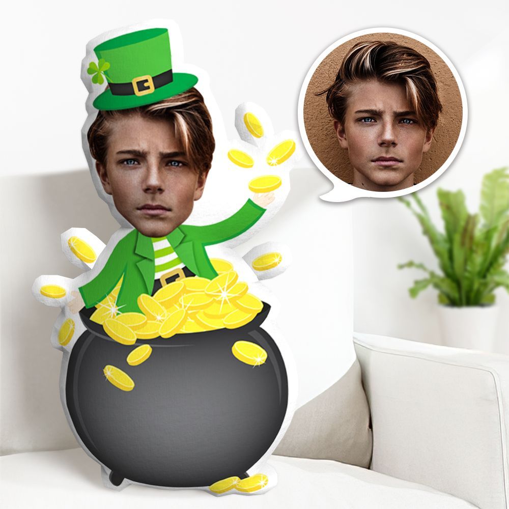 Coussin Décoratif Minime Personnalisé Pour La Saint-patrick - Cadeau Unique - MaPhotocaleconFr