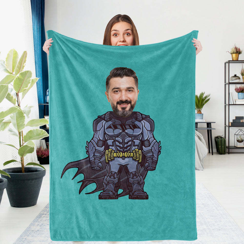 Cadeaux Pour Fils Couvertures Hulk Couverture Photo Personnalisée Couverture Visage Personnalisée - MaPhotocaleconFr