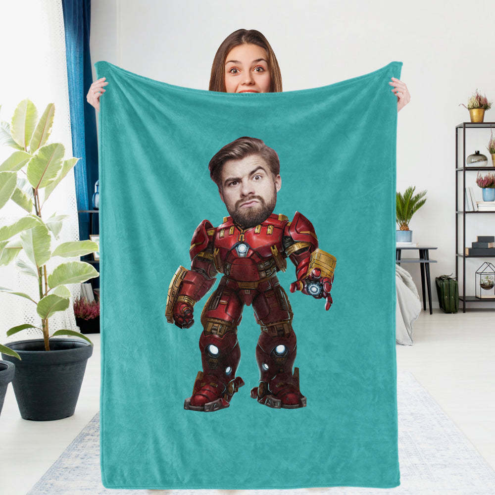 Couverture Photo Personnalisée Hulkbuster Armor - Cadeau Photo Personnalisé - MaPhotocaleconFr
