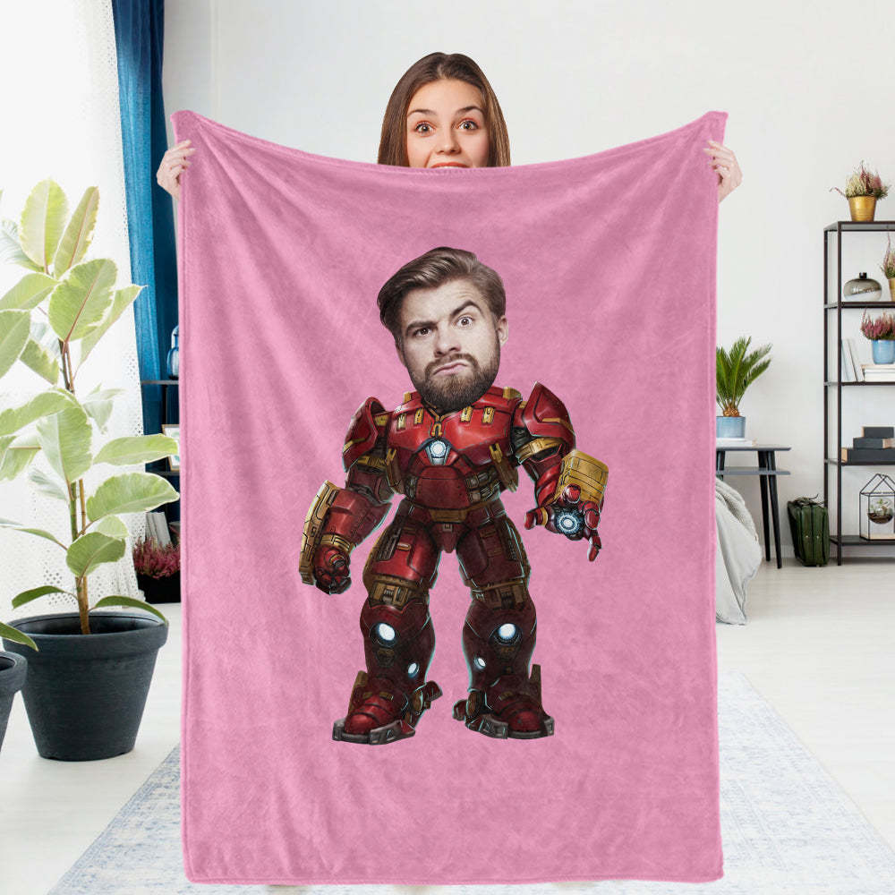 Couverture Photo Personnalisée Hulkbuster Armor - Cadeau Photo Personnalisé - MaPhotocaleconFr
