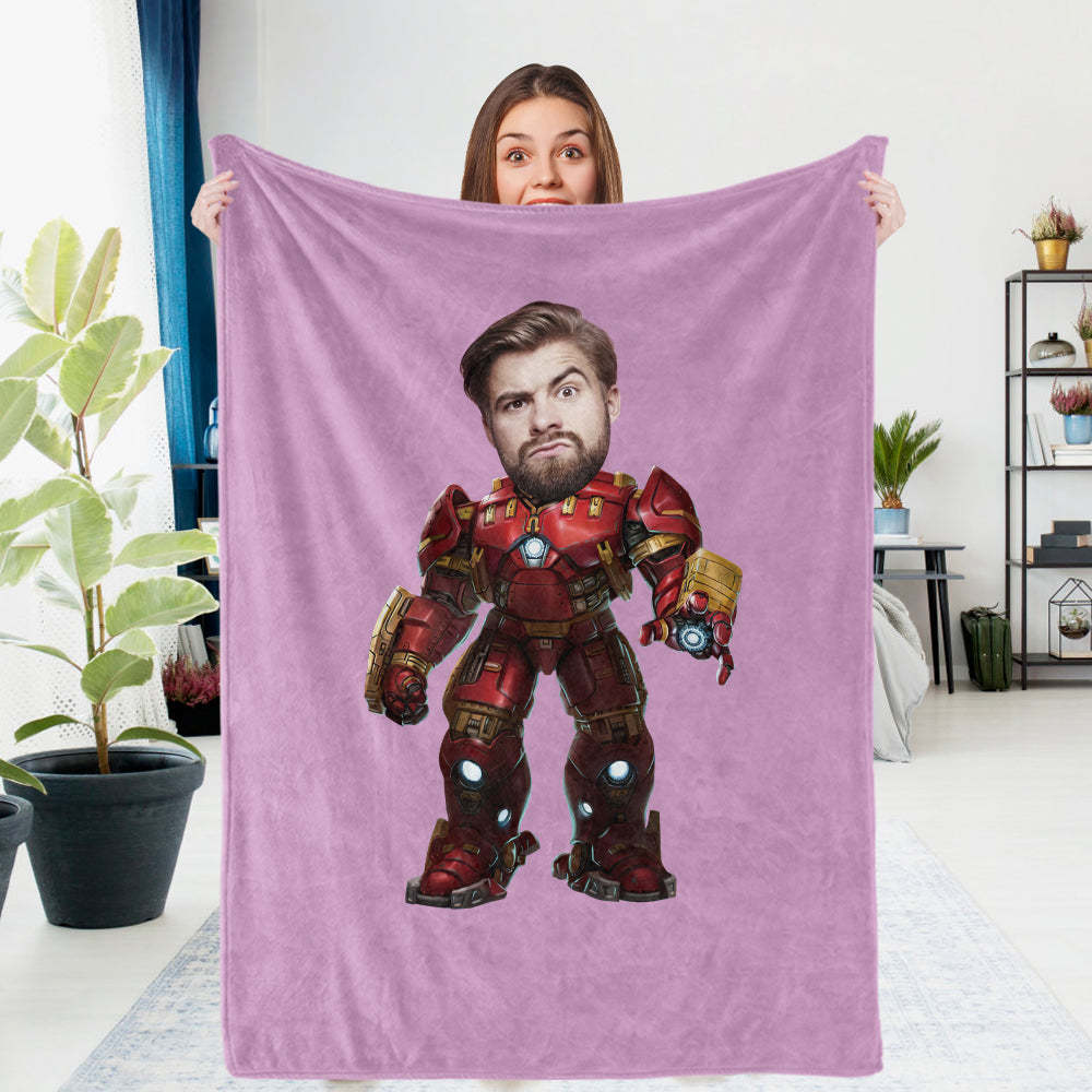 Couverture Photo Personnalisée Hulkbuster Armor - Cadeau Photo Personnalisé - MaPhotocaleconFr