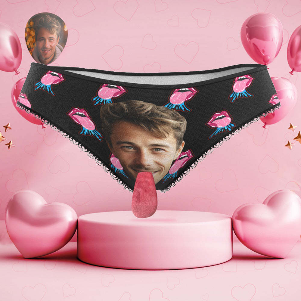Sous-vêtements Personnalisés Avec Langue Magnétique, Lèvres Sexy, Cadeaux De Saint-valentin Pour Couple - MaPhotocaleconFr