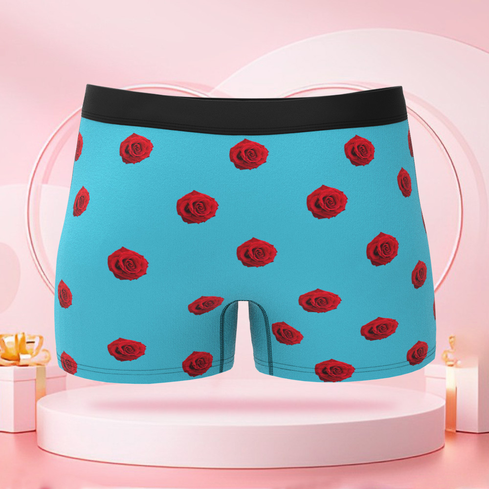 Robe De Dessin Animé Personnalisée Pour Femmes, Boxer De Saint-valentin Avec Visages Personnalisés, Cadeaux De Saint-valentin Pour Petit Ami - MaPhotocaleconFr