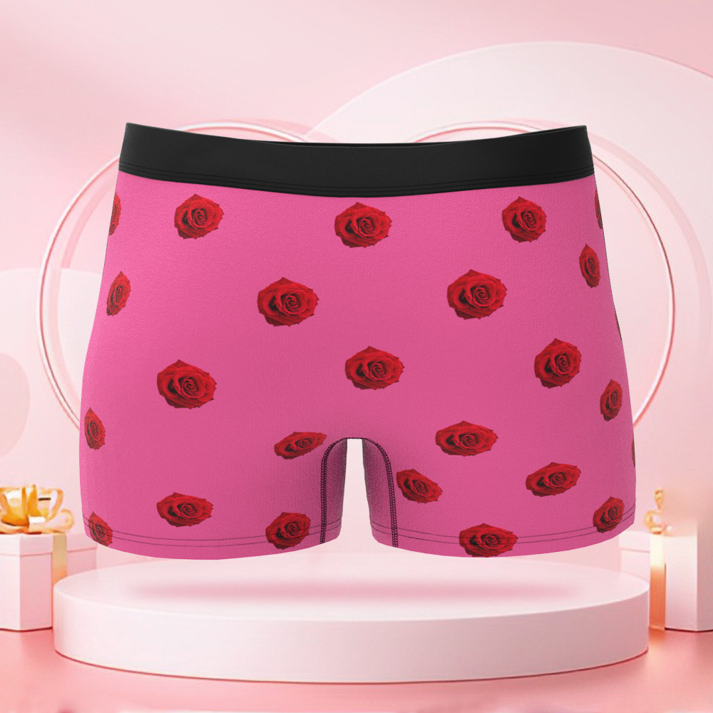 Robe De Dessin Animé Personnalisée Pour Femmes, Boxer De Saint-valentin Avec Visages Personnalisés, Cadeaux De Saint-valentin Pour Petit Ami - MaPhotocaleconFr