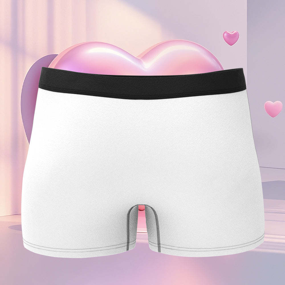 Boxer Personnalisé Pour La Saint-valentin Avec Visage Pour Femmes, Cadeaux De La Saint-valentin Pour Petit Ami - MaPhotocaleconFr