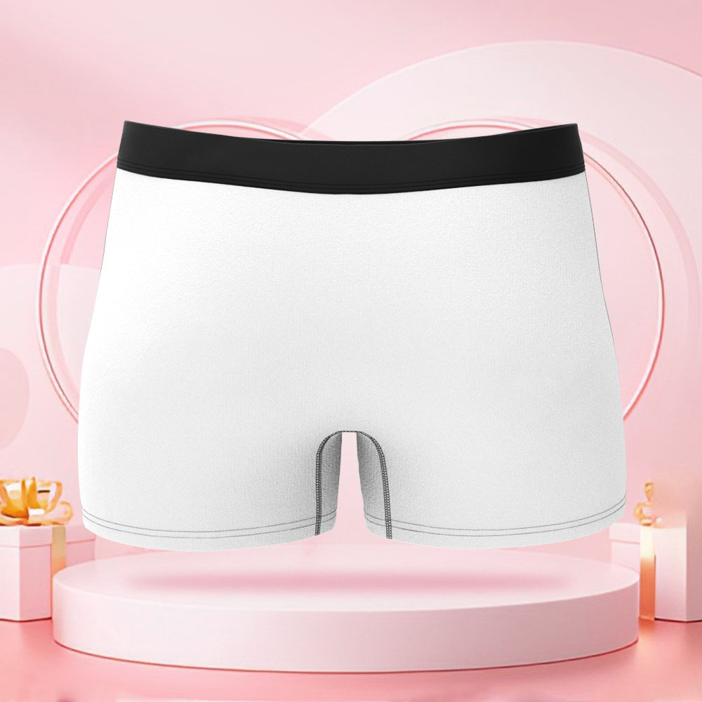 Boxer Personnalisé Pour Homme Avec Photo D'une Femme Tenant Une Banane, Visage Personnalisé, Cadeau Surprise Pour Petit Ami Le Jour De La Saint-valentin - MaPhotocaleconFr
