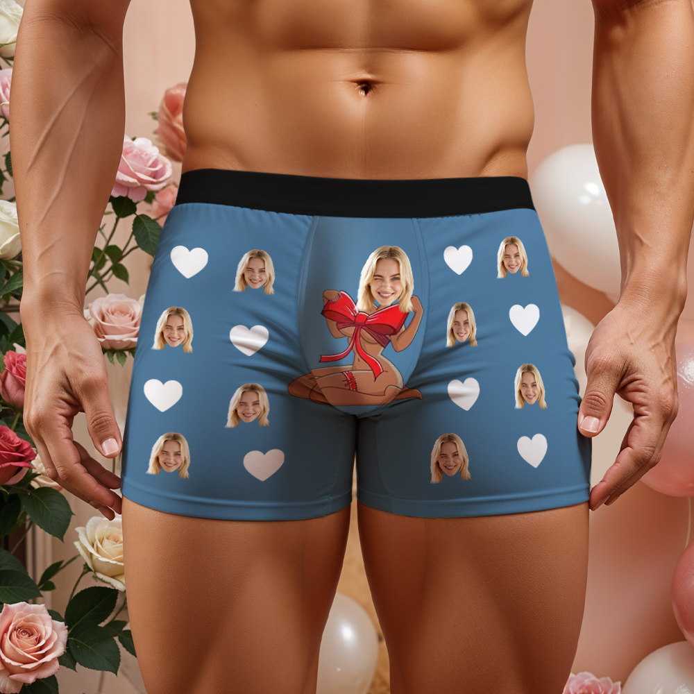 Sous-vêtements Personnalisés Pour Homme, Cadeau Idéal Pour Un Anniversaire, La Saint-valentin Ou Toute Autre Occasion Spéciale. Offrez-le À Votre Petit Ami Ou À Votre Amoureux(se) ! - MaPhotocaleconFr