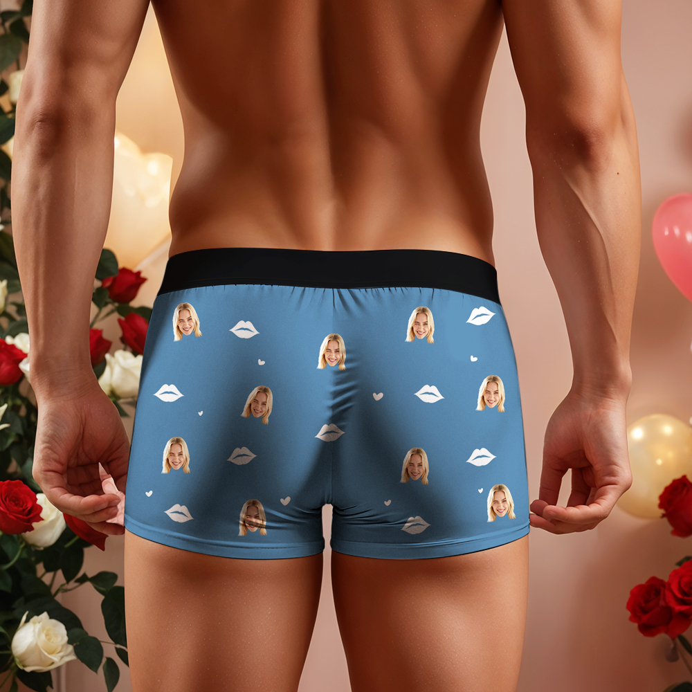 Sous-vêtements Personnalisés Pour Homme, Cadeau D'anniversaire, De Saint-valentin Ou Autre, Idéal Pour Lui Ou Votre Petit Ami. - MaPhotocaleconFr