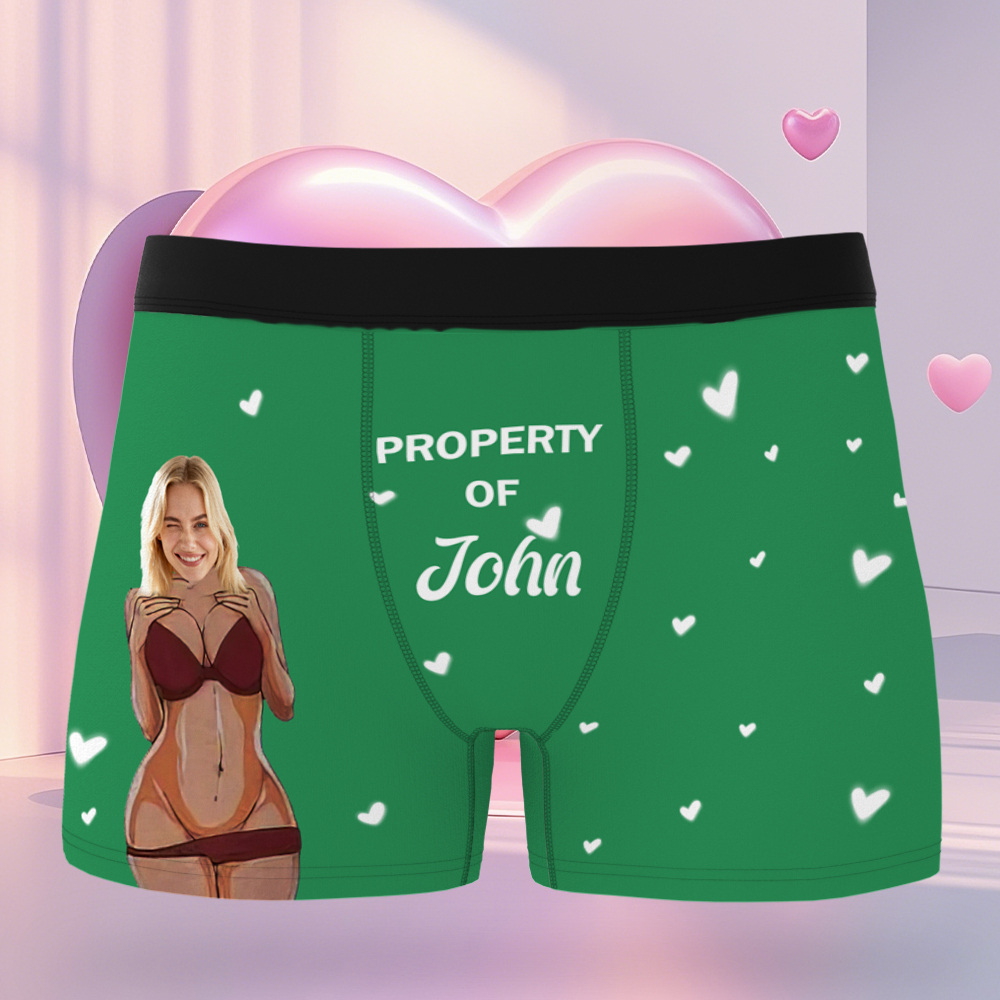 Sous-vêtements Personnalisés Pour Homme, Cadeau Idéal Pour Un Anniversaire, La Saint-valentin Ou Toute Autre Occasion Spéciale. Offrez-le À Votre Petit Ami Ou À Votre Amoureux(se) ! - MaPhotocaleconFr