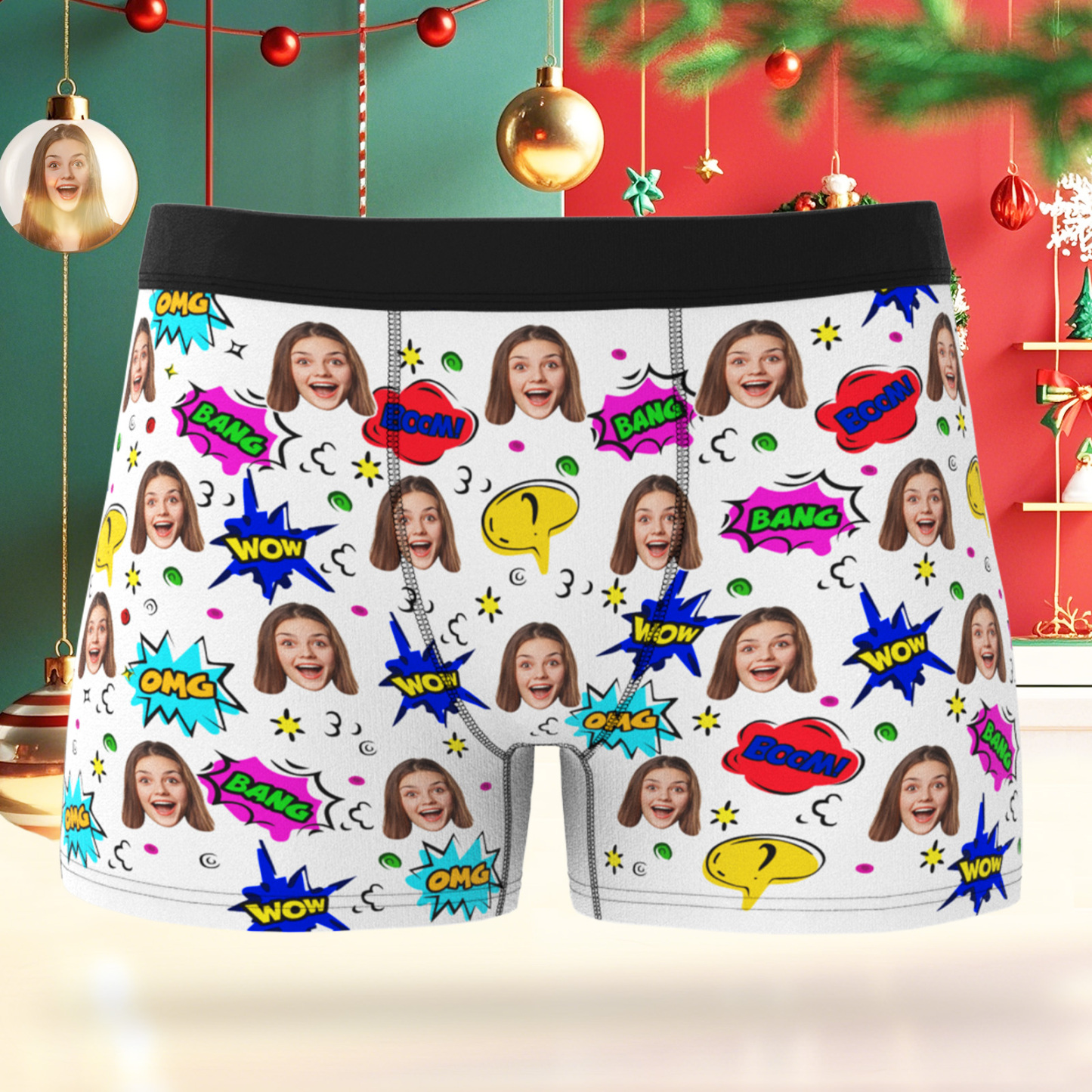 Sous-vêtements Personnalisés Pour Hommes, Super-héros, Photo Personnalisée, Cadeau Pour Petit Ami - MaPhotocaleconFr