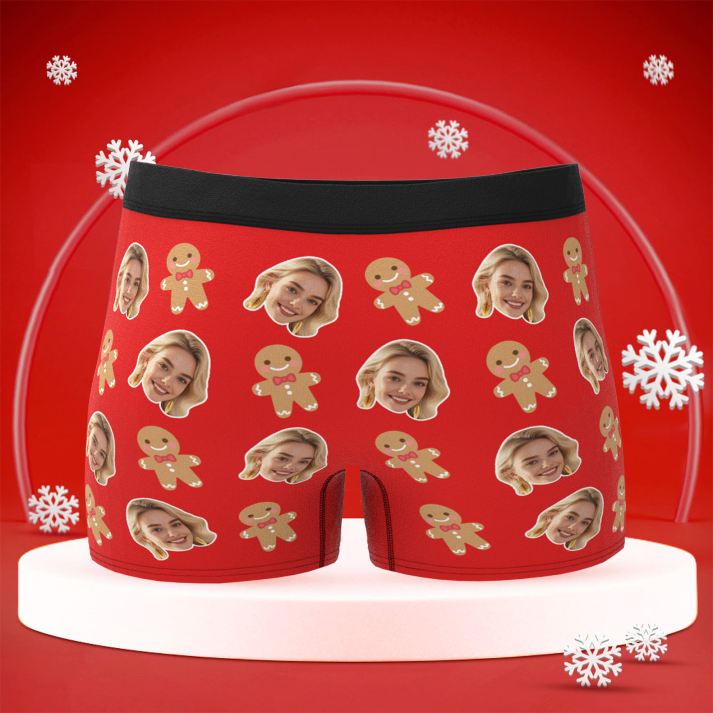 Sous-vêtements Personnalisés Avec Photo, Boxers Homme Avec Visage Personnalisé Amusant, Cadeau Idéal Pour Noël Ou La Saint-valentin - MaPhotocaleconFr