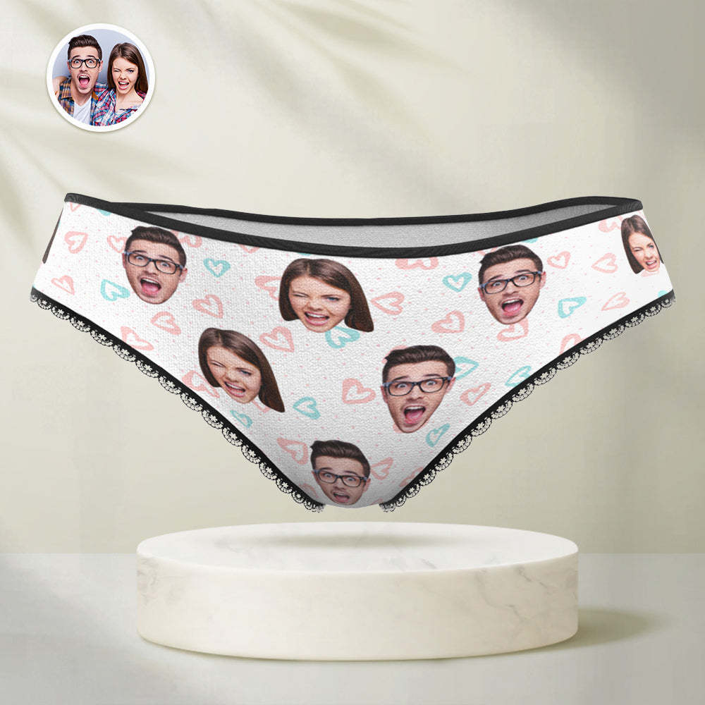 Personnaliser Les Sous - Vêtements Faciaux Personnaliser Les Photos Sous - Vêtements Femmes Cadeaux D'Amour