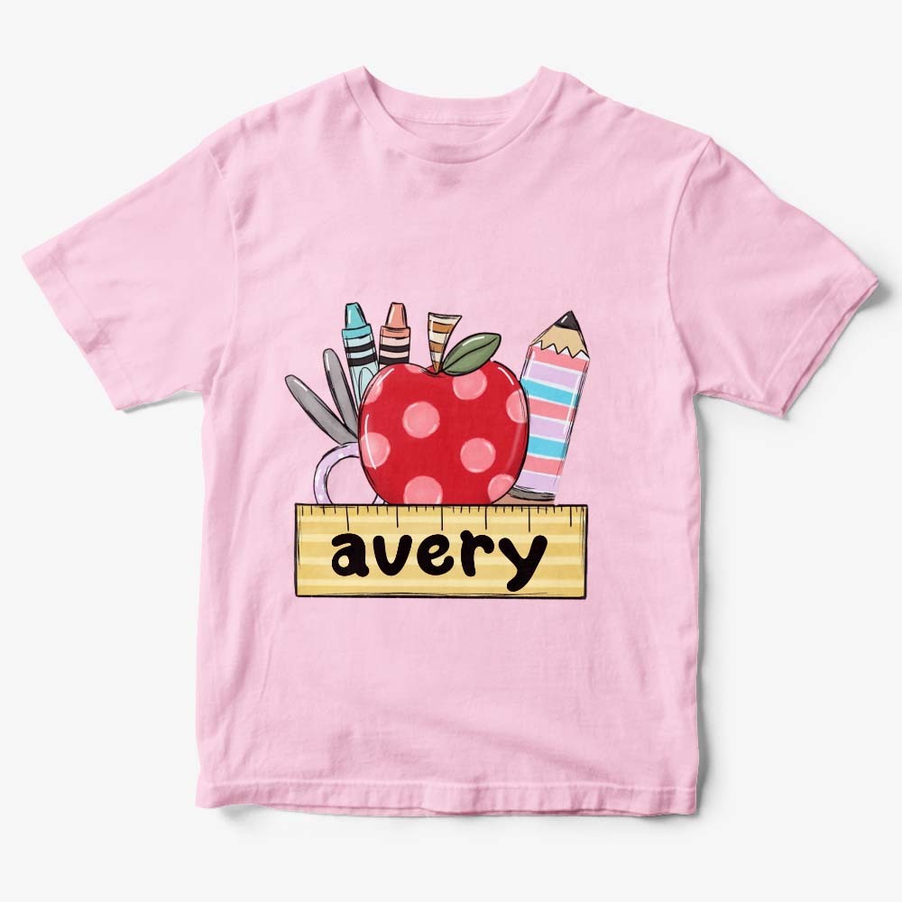 T-shirt Personnalisé De Rentrée Scolaire, Cadeau De Chemise Du Premier Jour D'école Pour Les Enfants - MaPhotocaleconFr