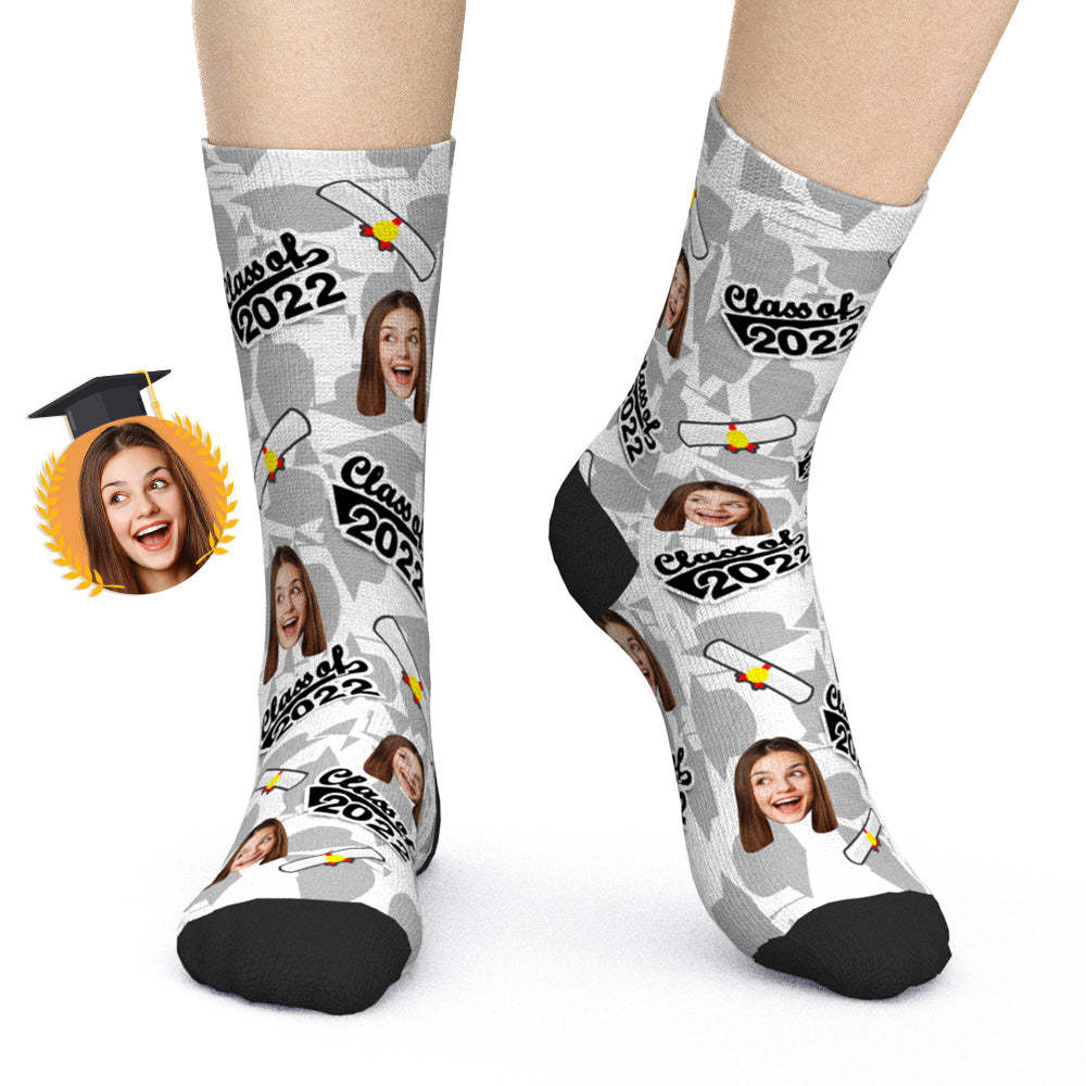 Chaussettes De Diplômé Personnalisées (diplôme) - MaPhotocaleconFr