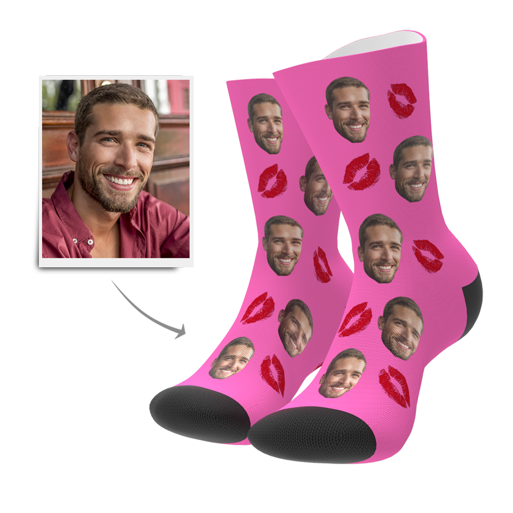 Chaussettes Baiser Personnalisées - MaPhotocaleconFr
