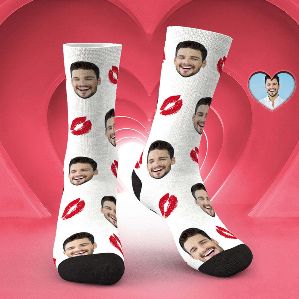 Chaussettes Baiser Personnalisées - MaPhotocaleconFr