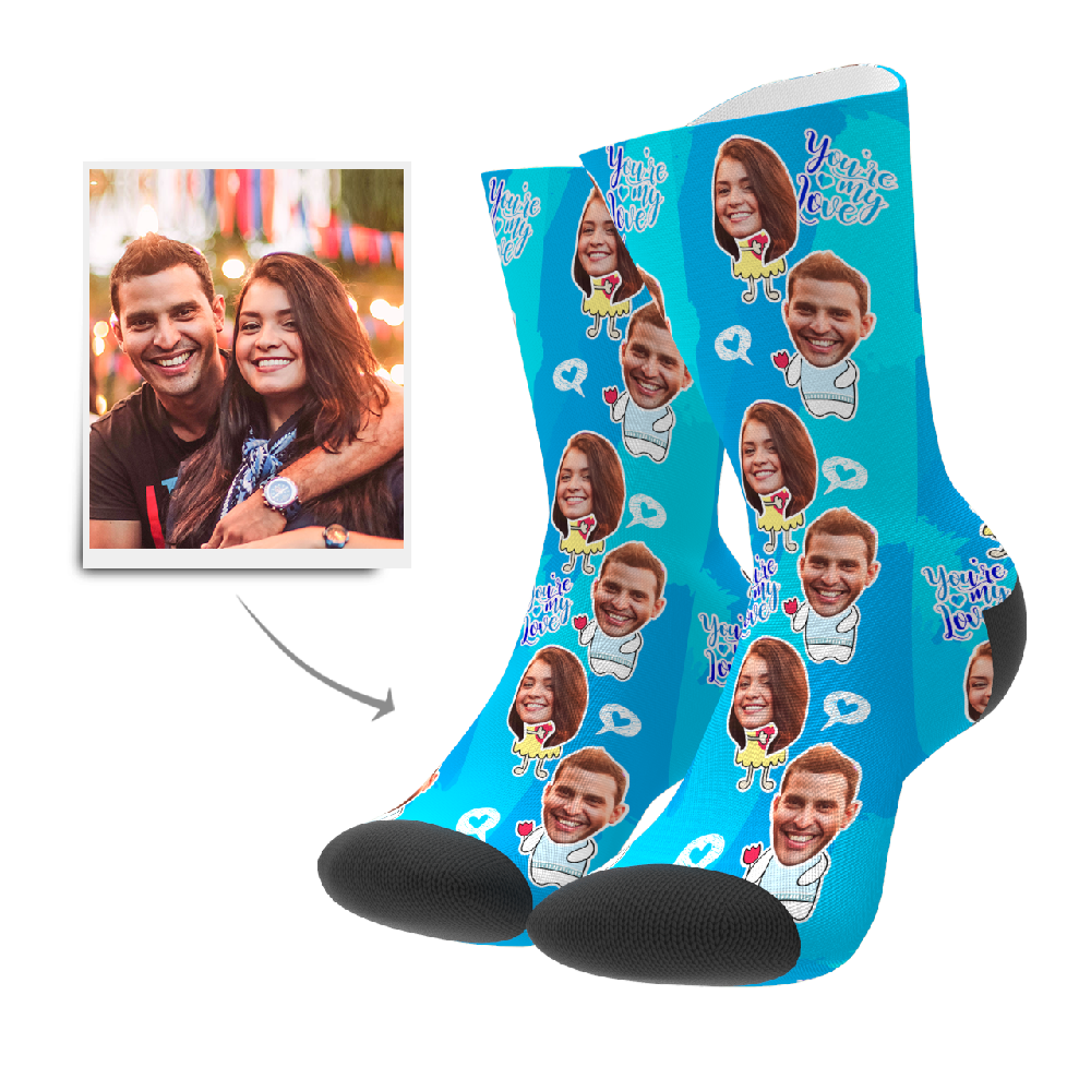 Chaussettes Personnalisées - MaPhotocaleconFr