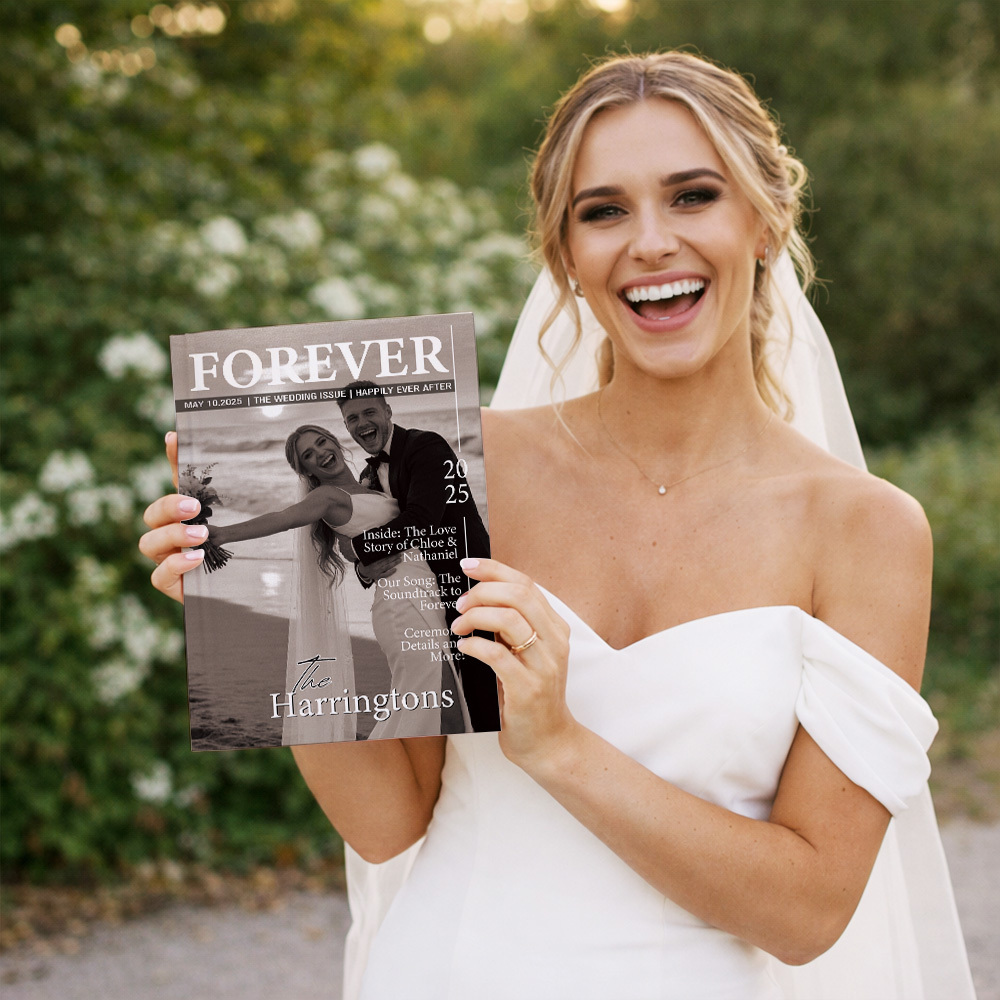 Magazine Personnalisé Pour Les Couples Mariés À L'occasion De Leur Anniversaire De Mariage - MaPhotocaleconFr