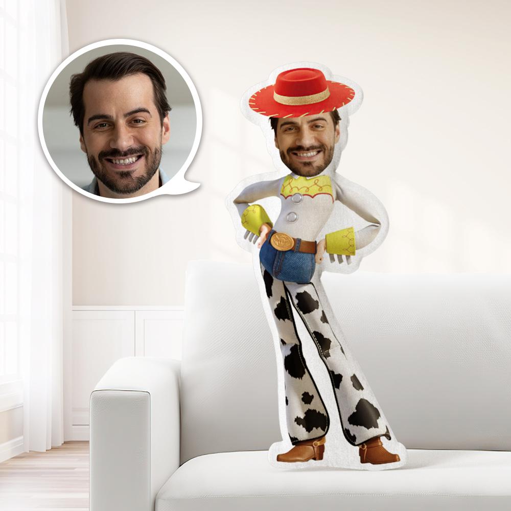 Oreiller Photo, Oreiller Visage, Oreiller Personnalisé, Oreiller Sur Mesure, Mini-oreiller, Poupée Jessie De Toy Story - MaPhotocaleconFr