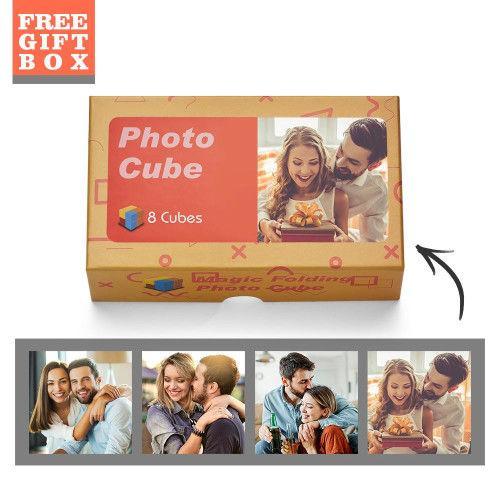 Cadeau De Fête Des Pères Cadeaux Photo Personnalisés Pour Papa Rubic's Cube Photo Personnalisé Multiphoto Cube Coloré Photo  - MaPhotocaleconFr