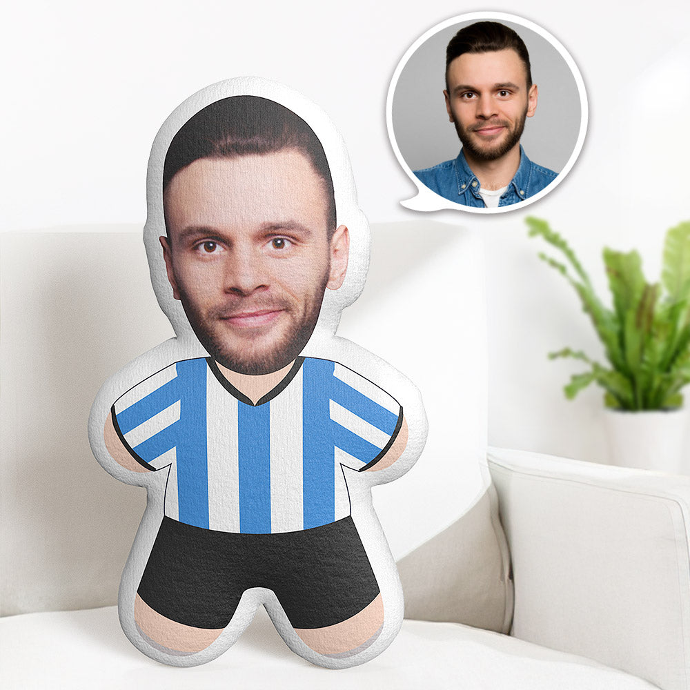 Coussin Minime Personnalisé Avec Photo De L'argentine - Cadeaux Pour Les Fans De Football - Coussin Minime Sur Le Thème De L'argentine - MaPhotocaleconFr