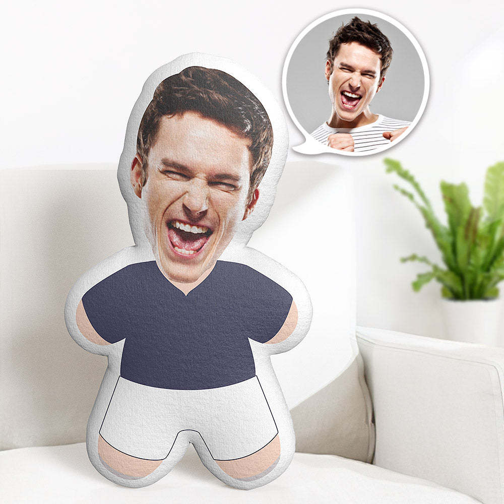 Coussin Minime Personnalisé Avec Photo De L'équipe De Football France - Cadeaux Minime Sports - MaPhotocaleconFr