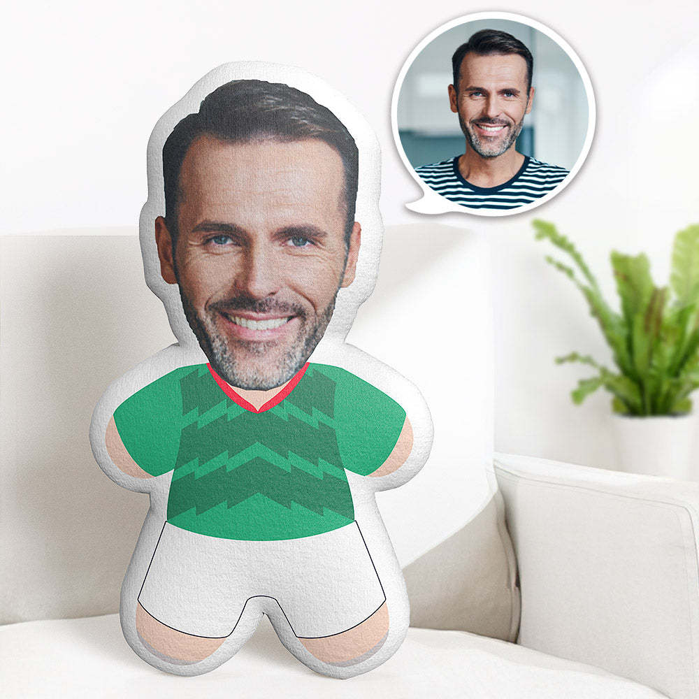 Coussin Minime Personnalisé Avec Photo, Cadeau D'équipe De Football, Cadeau Minime Sur Le Thème Du Mexique Et Du Sport. - MaPhotocaleconFr