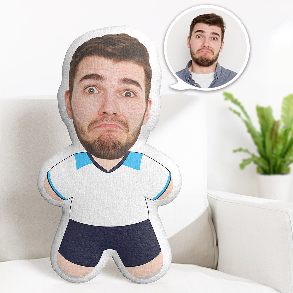 Coussin Minime Personnalisé Avec Photo De L'équipe De Football Anglaise - Cadeaux Minime Sports - MaPhotocaleconFr