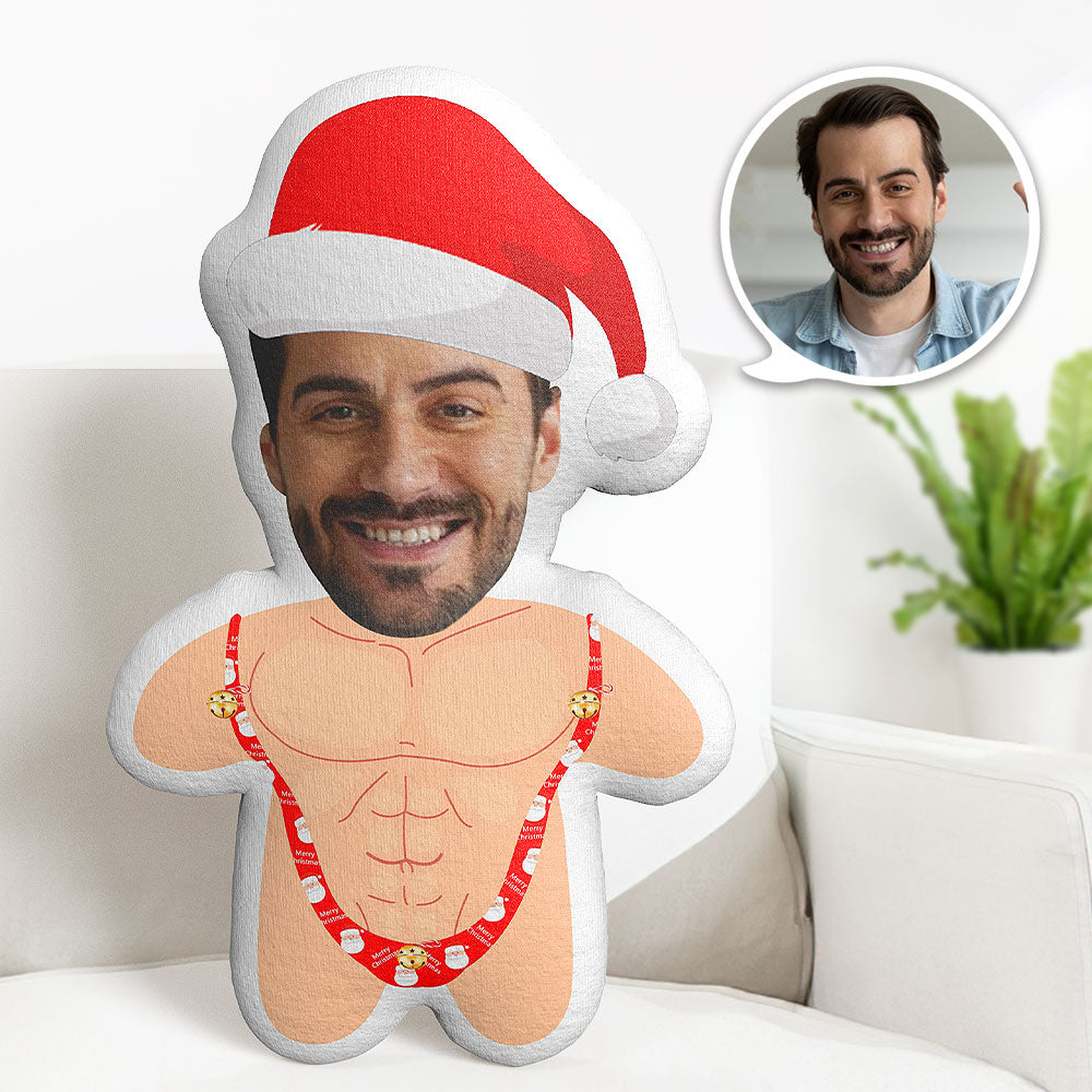 Coussin Ourson Mankini Personnalisé Avec Photo, Poupée Minime - MaPhotocaleconFr
