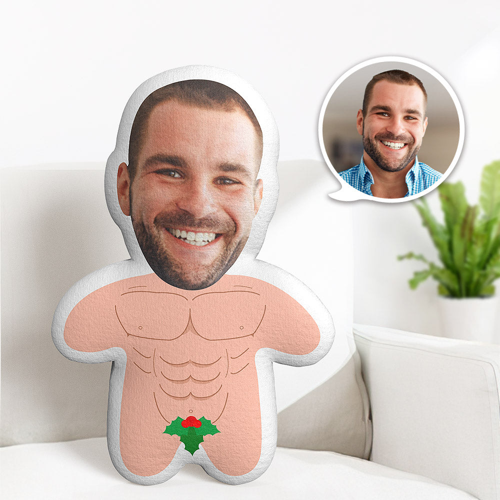 Mon Visage Mankini Minime Poupée Teddy Coussin Photo Personnalisé - MaPhotocaleconFr