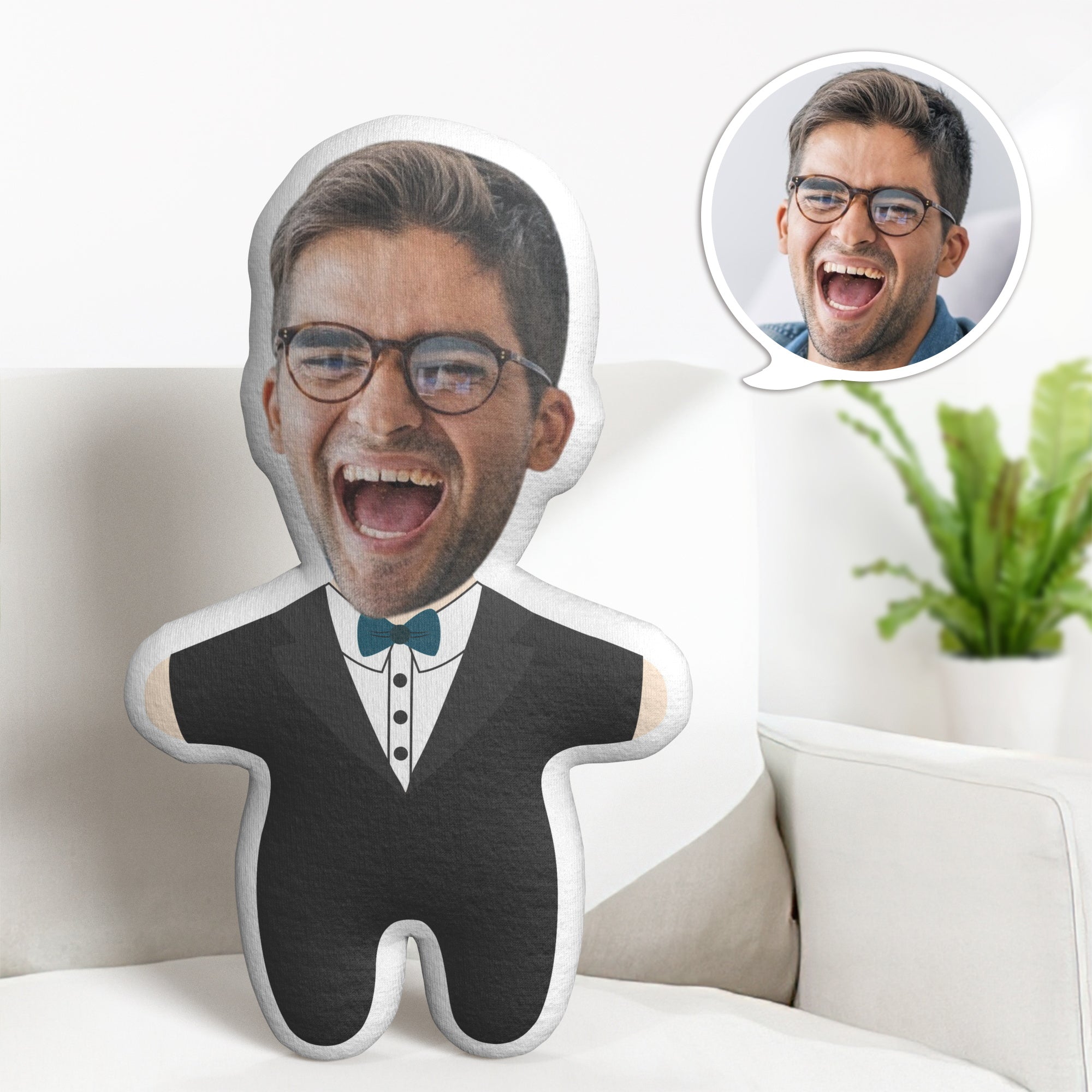 Coussin Décoratif Minime Personnalisé Pour Le Marié - Cadeau De Saint-valentin - MaPhotocaleconFr