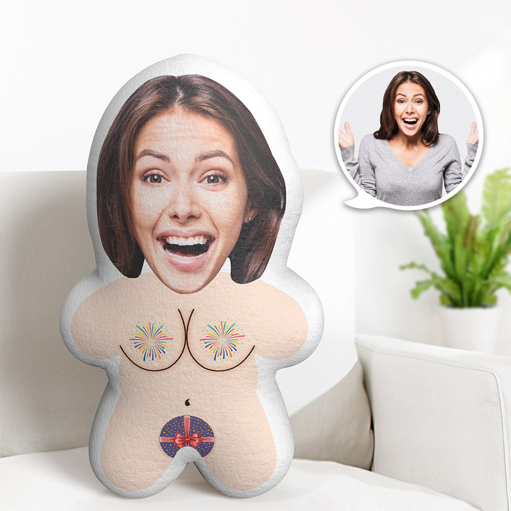 Poupée En Peluche Personnalisée Avec Visage, Coussin Corporel Sexy Féminin, Minime, Cadeau D'anniversaire Pour Lui - MaPhotocaleconFr