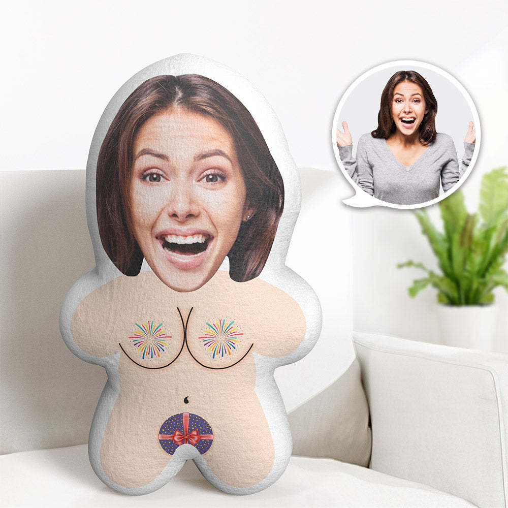 Poupée En Peluche Personnalisée Avec Visage, Coussin Corporel Sexy Féminin, Minime, Cadeau D'anniversaire Pour Lui - MaPhotocaleconFr