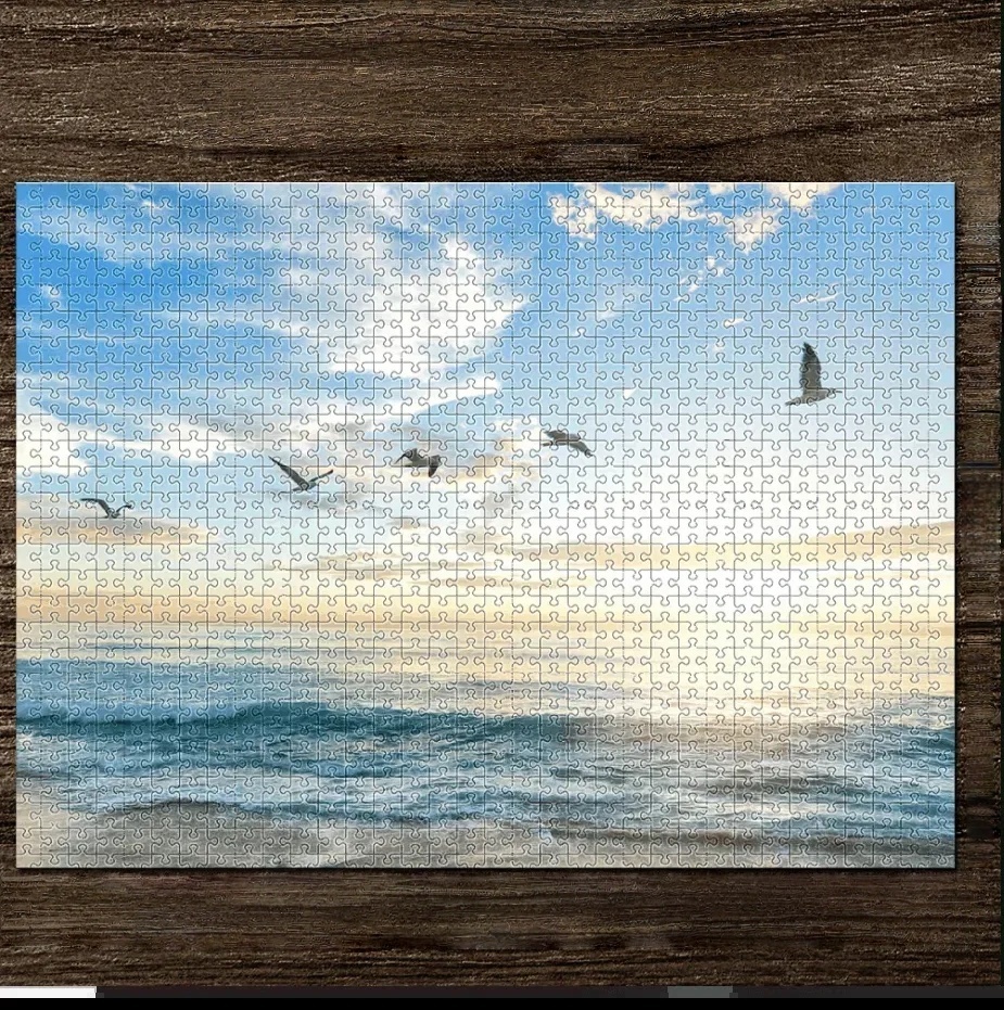 Puzzle Photo Personnalisé Meilleur Séjour à la Maison Cadeaux 35-1000 Pièces