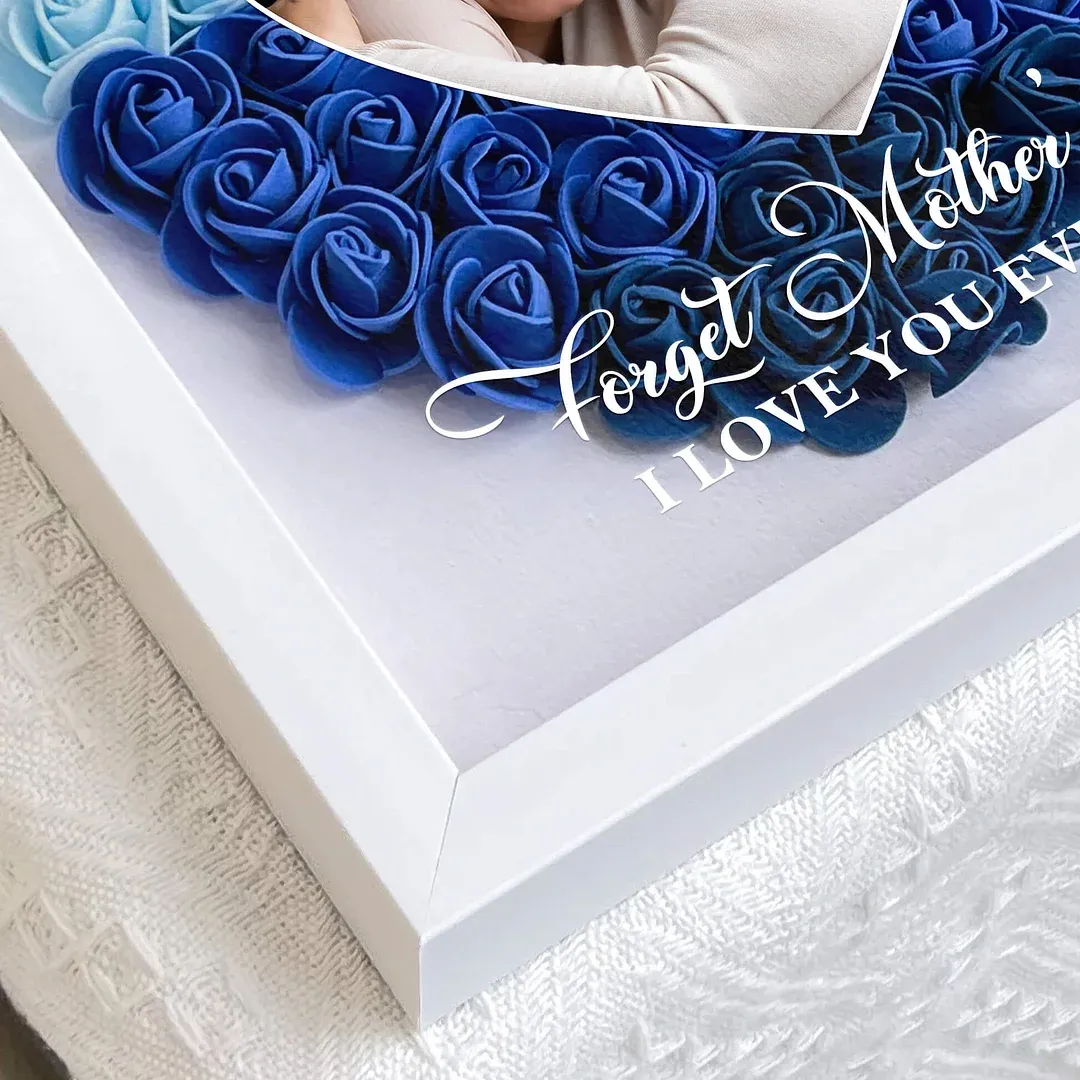 Cadeau Pour Maman « Je T'aime Tous Les Jours » - Boîte À Fleurs Personnalisée - MaPhotocaleconFr